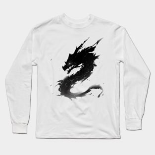 black dragon Long Sleeve T-Shirt